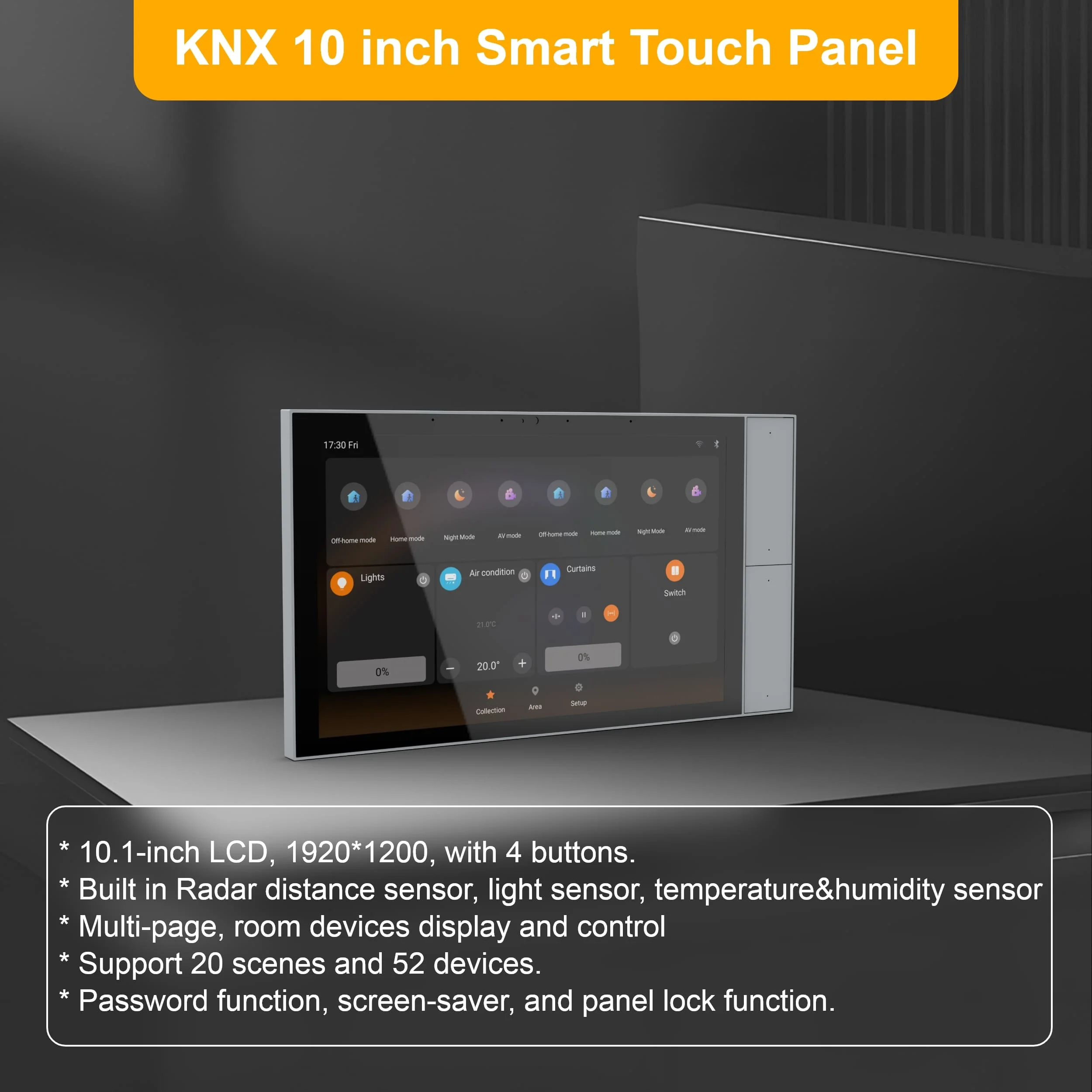 Smart Home Knx - Pannello Touch Smart 2026 per Sistema