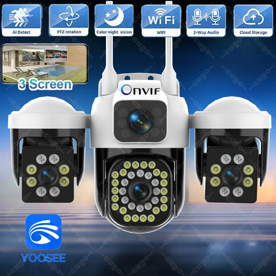 Smart Home Kamera Outdoor - Telecamera IP WiFi da Esterno 15MP