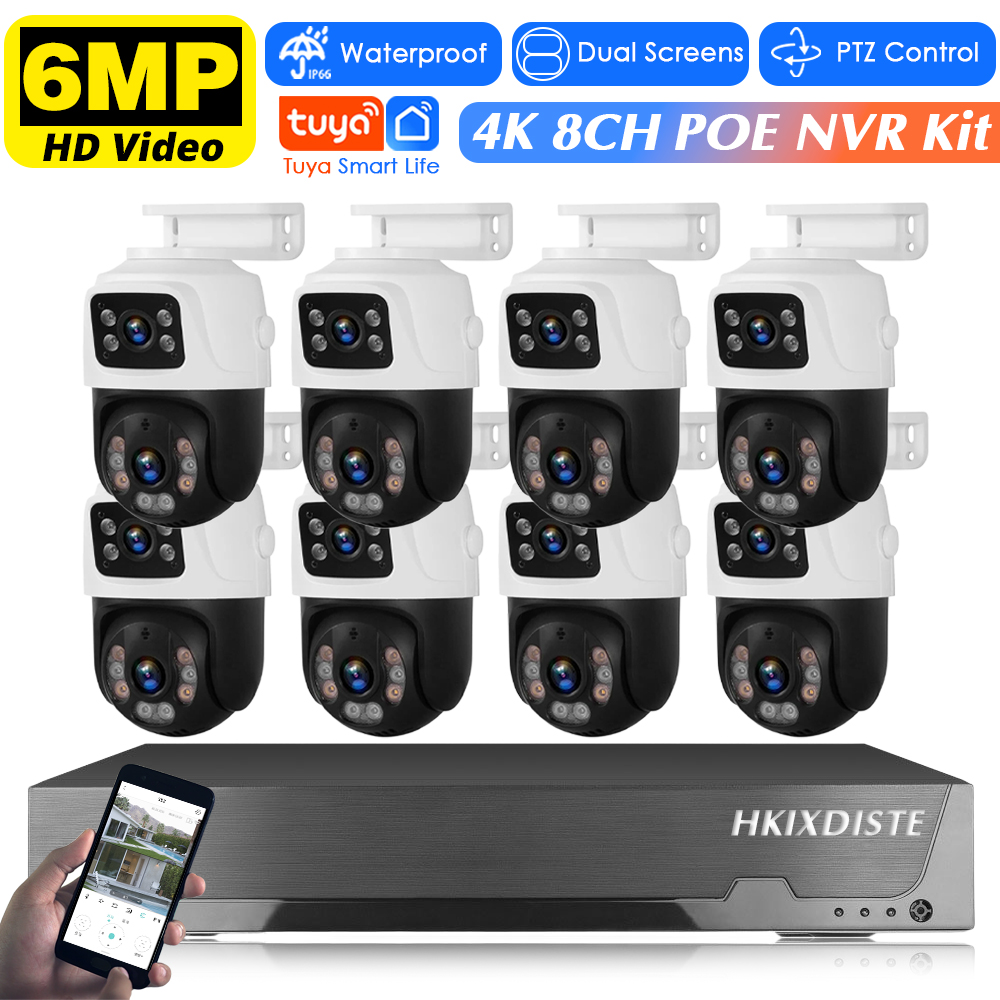 Smart Home Cctv - H.265 Sistema di videosorveglianza intelligente 8CH
