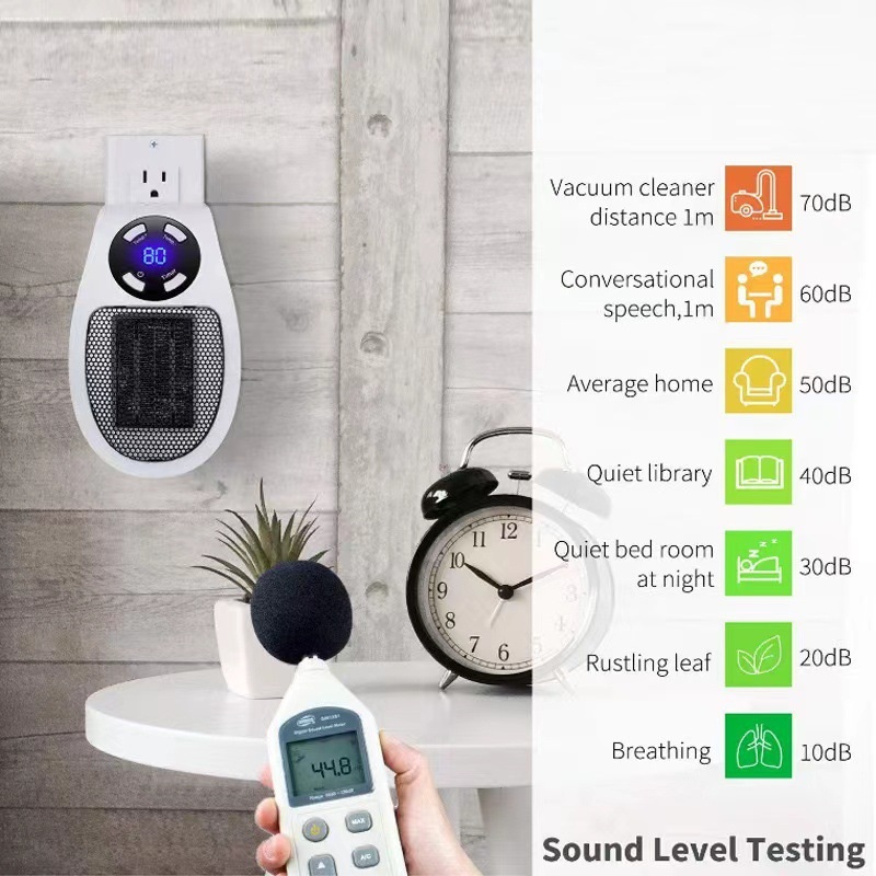 Smart Bathroom Fan - Riscaldatore elettrico ecologico con presa a