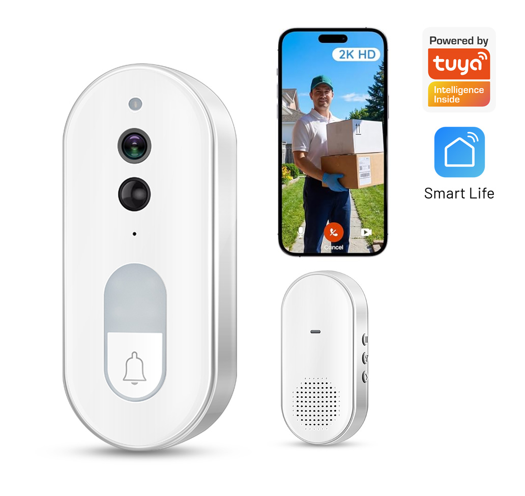 Smart Home Cctv - Campanello Video Intelligente Tuya Wireless 1080P