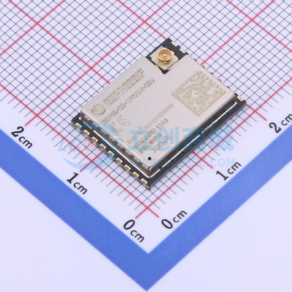 Smart Home Iot - 5 pezzi ESP32-C3-WROOM-02U-N4 SMD-19P ESP32-C3 Bluetooth5.0