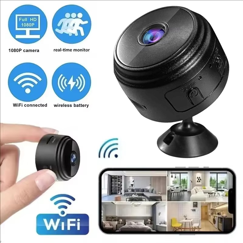 Smart Home Cctv - Mini Telecamere A9 1080P WiFi, Telecamere