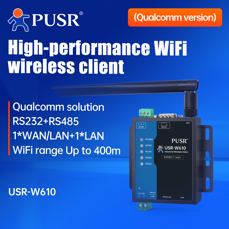 Smart Home Mqtt - Convertitore PUSR seriale RS485 da RS232