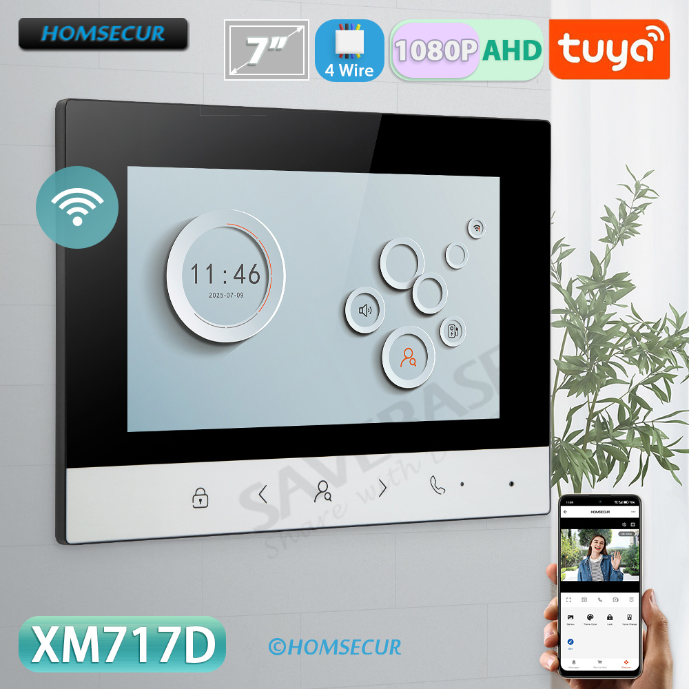 Smart Home Iot - Monitor Interno WIFI Tuya Smart con
