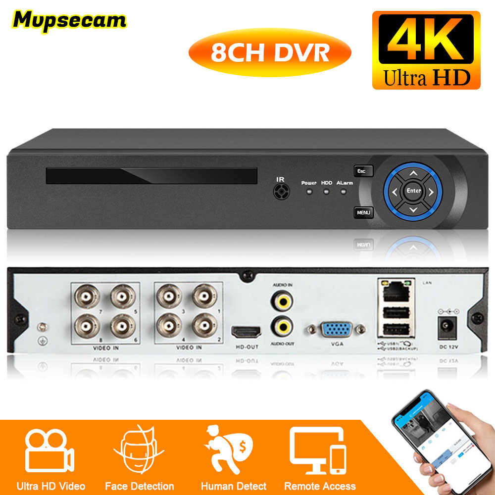Smart Home Microsoft - 4K 8MP Sicurezza CCTV DVR Smart
