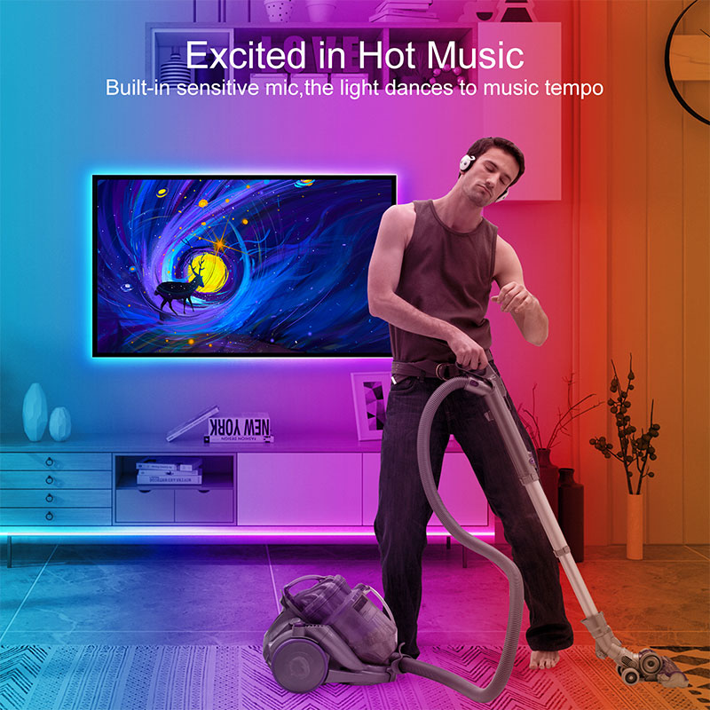 Smart Home Tv - Striscia LED RGB Intelligente STTL 2.5M