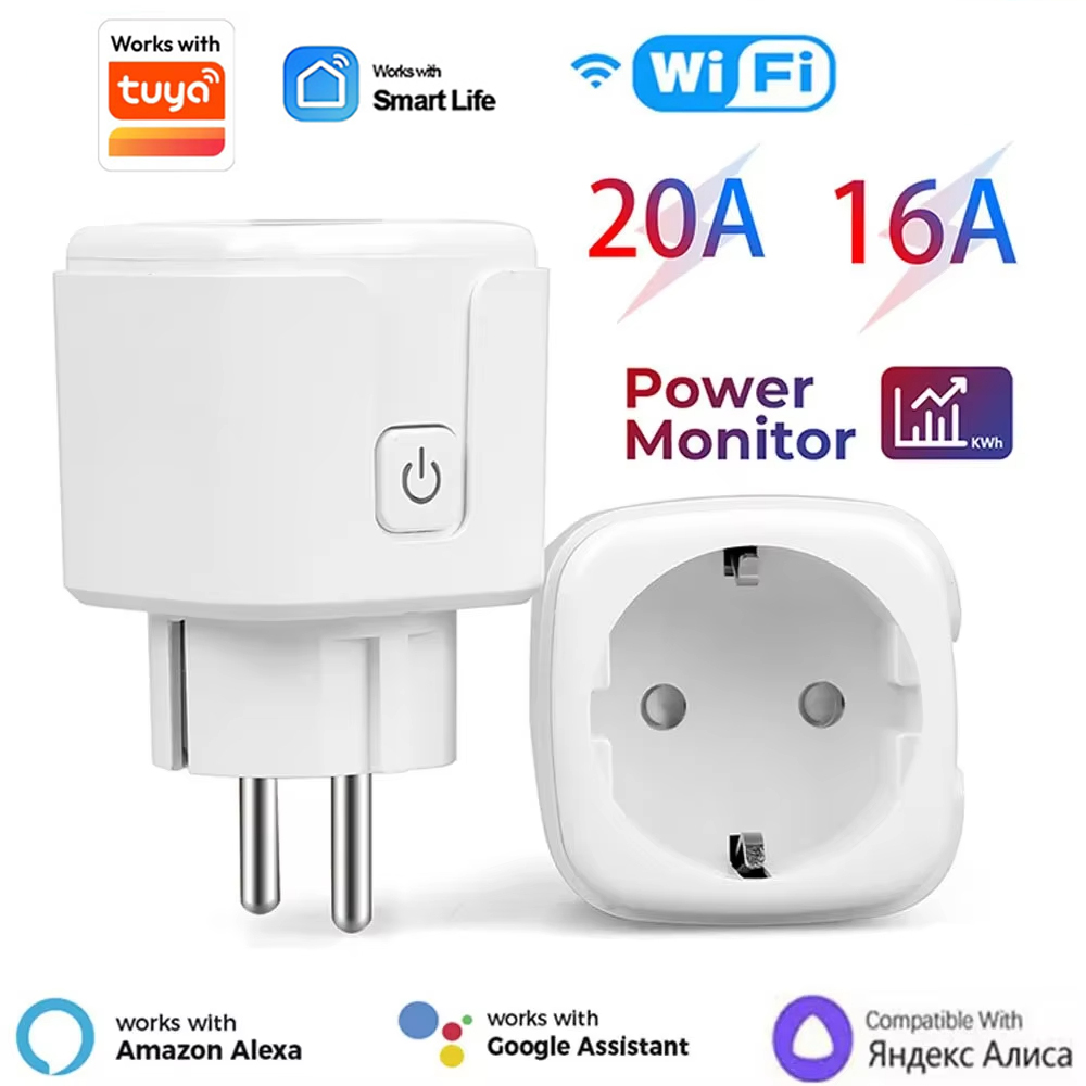 Smart Home Energy App - Presa Intelligente WiFi EU 20A con