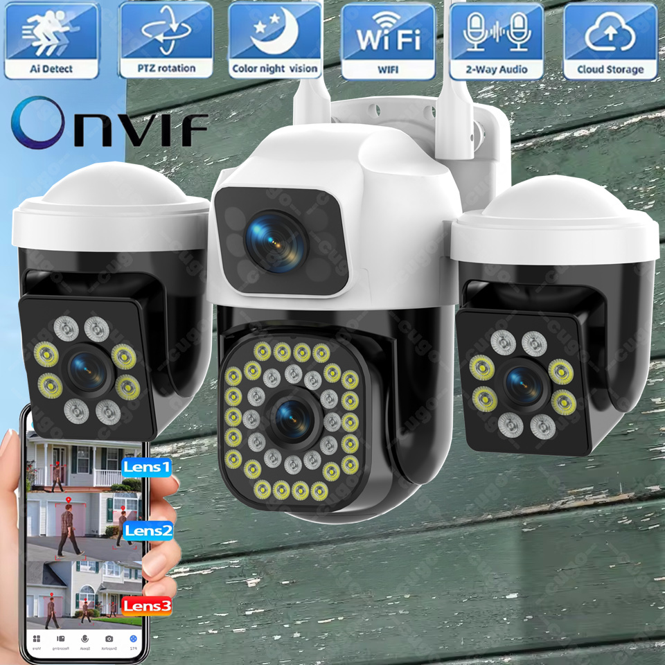 Smart Home Kamera Outdoor - Telecamera di Sicurezza 15MP con 3