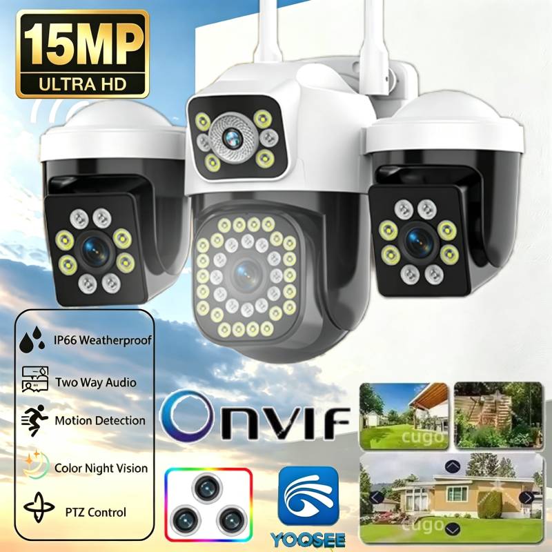 Smart Home Kamera Outdoor - Telecamera di Sicurezza Esterna PTZ con