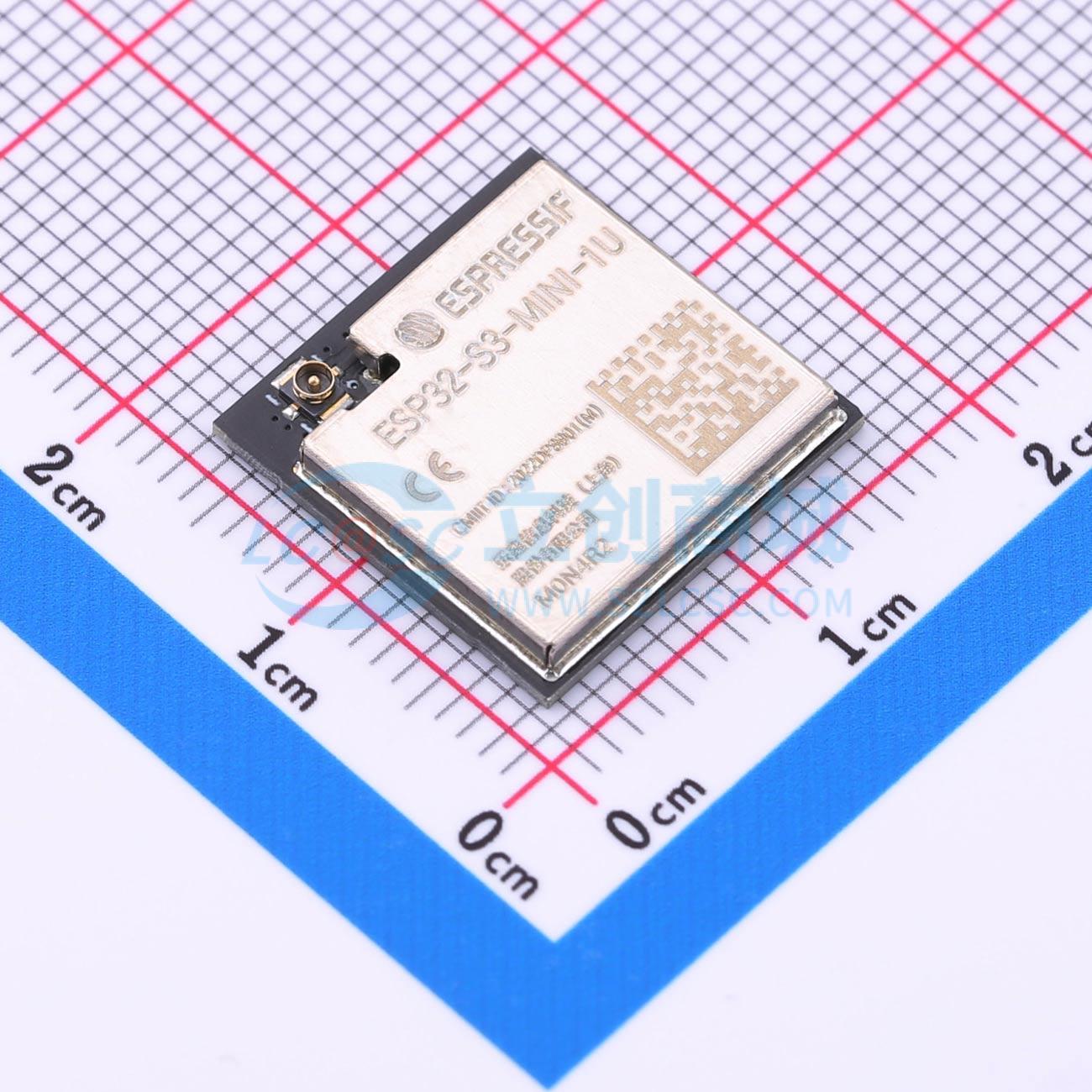 Smart Home Iot - 3 pz ESP32-S3-MINI-1U-N4R2 SMD 15.4x15.4mm ESP32-S3FH4R2