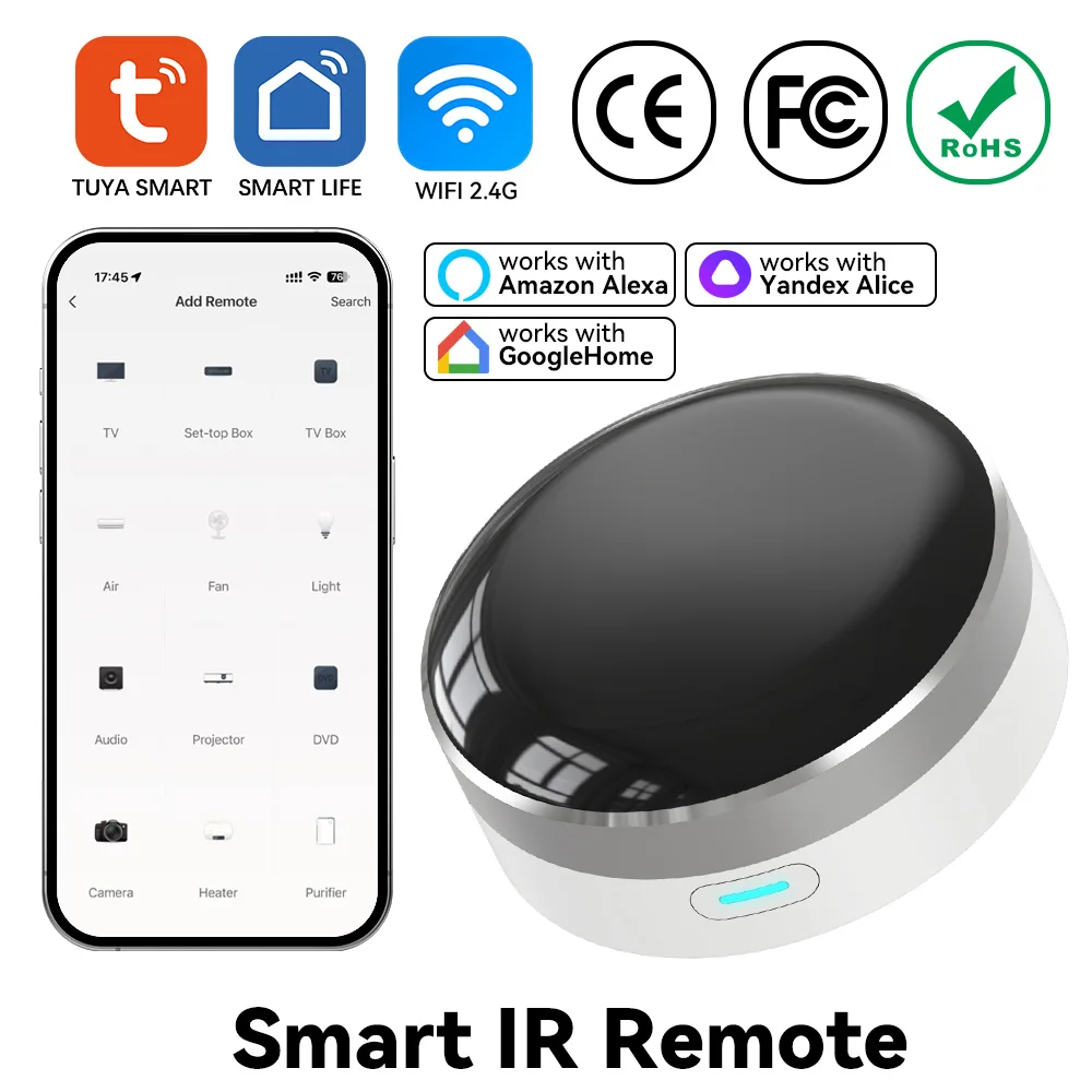 Smart Home Zentrale - YFK Telecomando Universale WiFi Smart IR