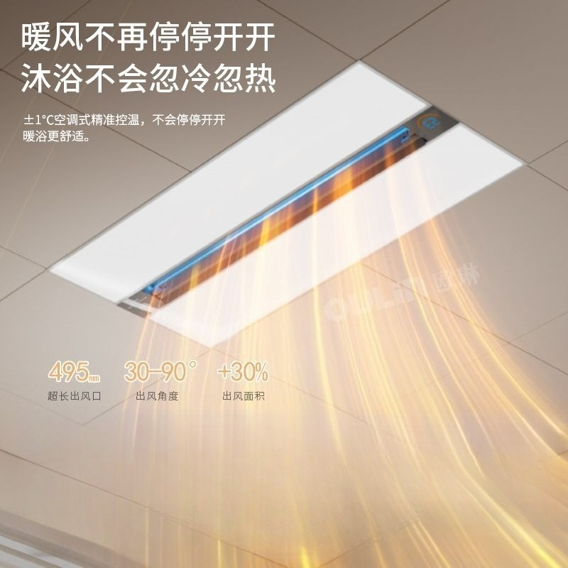 Smart Bathroom Fan - Riscaldatore da soffitto per bagno intelligente