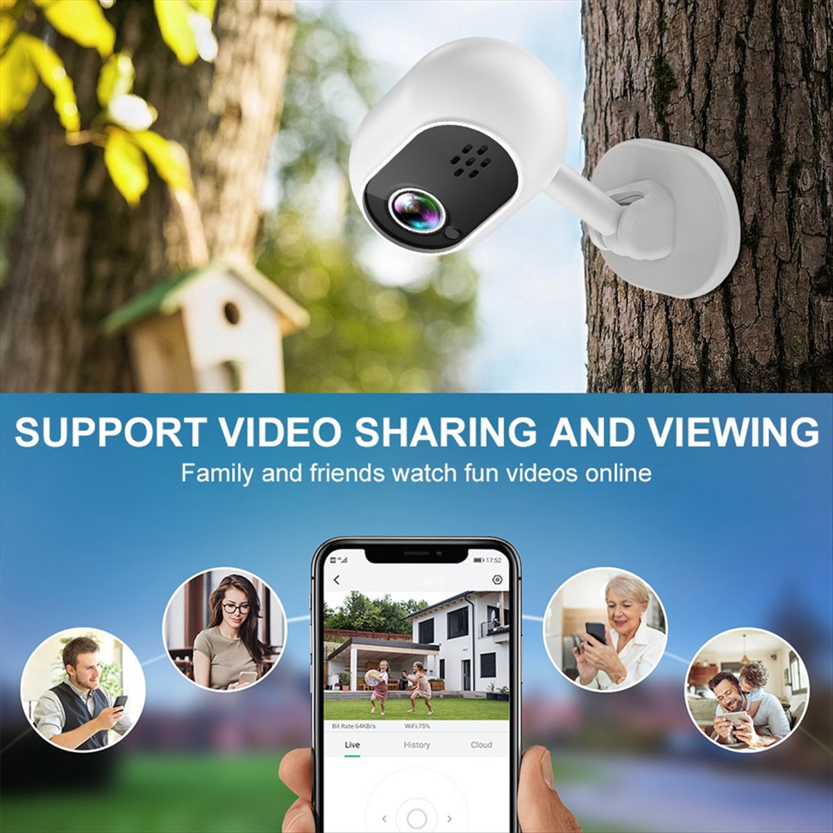 Telecamera IP WiFi Smart Mini  - Smart Home Cctv recensione e prezzo
