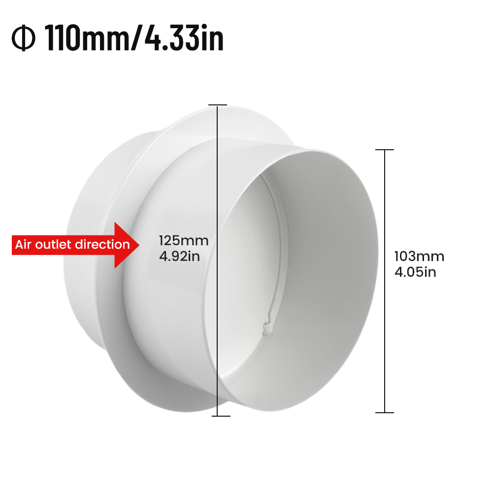 Valvola di ritegno in PVC per  - Smart Bathroom Fan recensione e prezzo