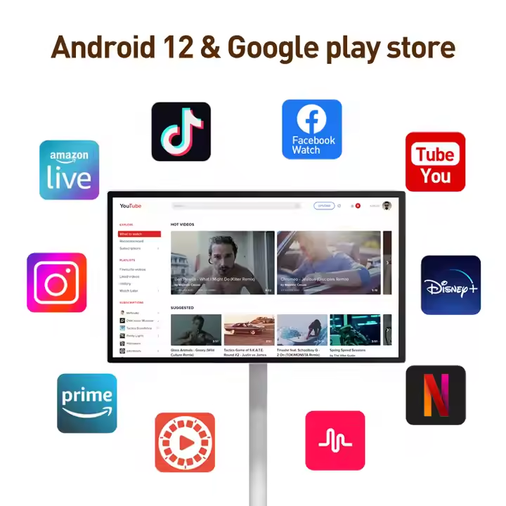 TV LCD Portatile Android 12 da - Smart Home Tv recensione e prezzo