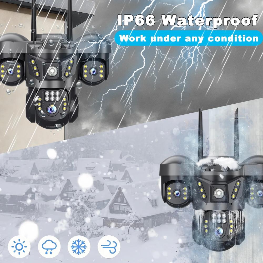 Telecamera IP WIFI 15MP 8K a T - Smart Home Kamera Outdoor recensione e prezzo