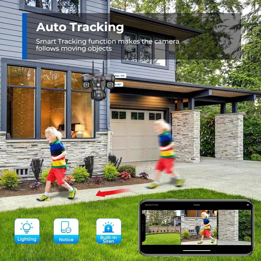 Telecamera IP WIFI 15MP 8K a T - Smart Home Kamera Outdoor recensione e prezzo