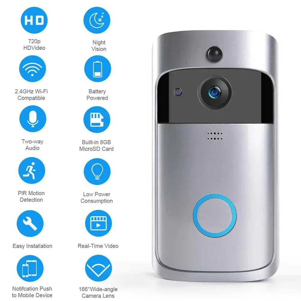 Campanello Wireless WIFI HD 72 - Smart Home Cctv recensione e prezzo