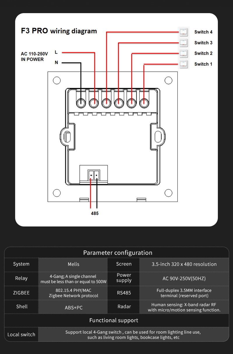 F3 Pro Interruttore Intelligen - Smart Home Controller recensione e prezzo