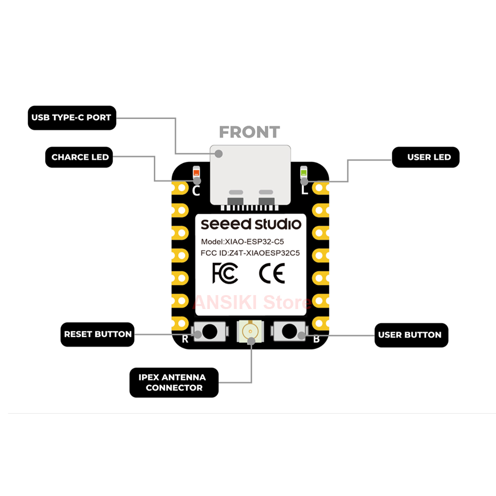 seeed studio XIAO ESP32-C5 Pri - Smart Home Mqtt recensione e prezzo